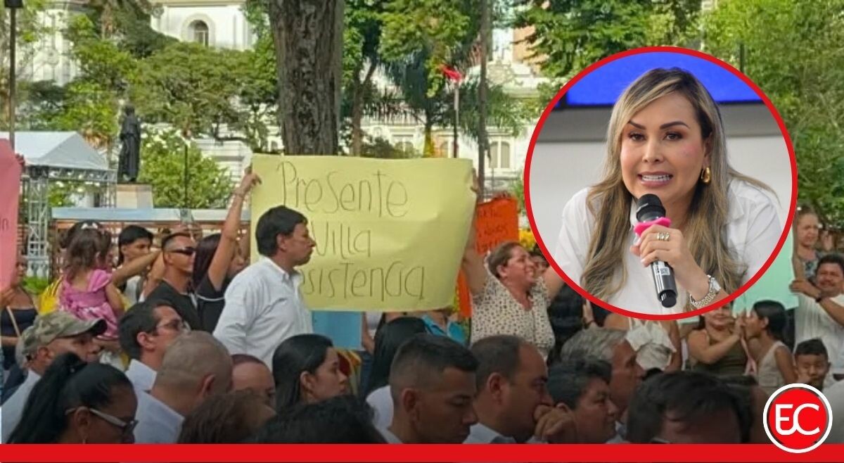 Habitantes de Villa Resistencia llevaron su protesta hasta las inmediaciones de la casa de Aranda