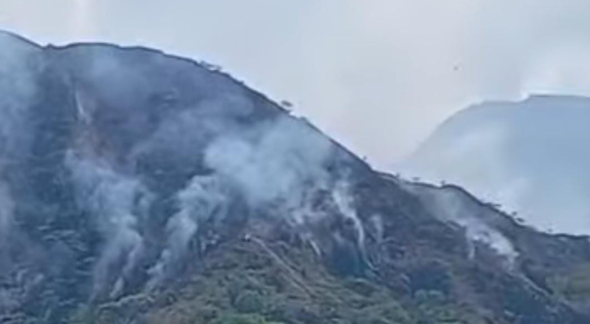 Preocupación por voraz incendio en el oriente del Tolima