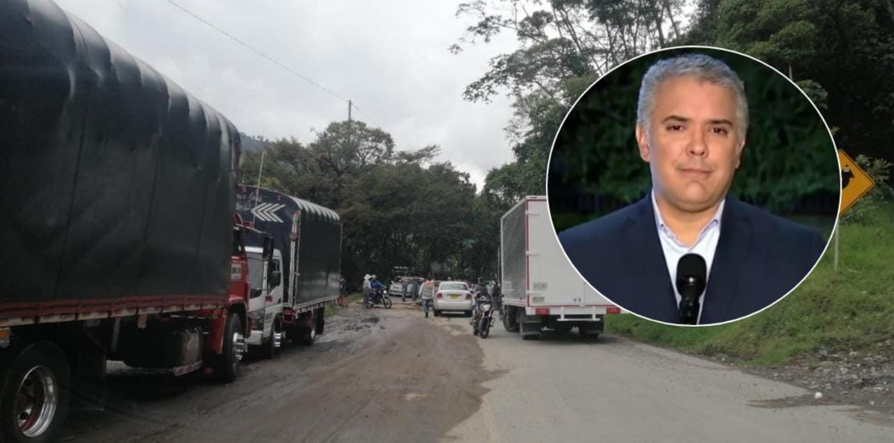 Presidente Duque ordenó levantar bloqueos viales en ciudades como Ibagué