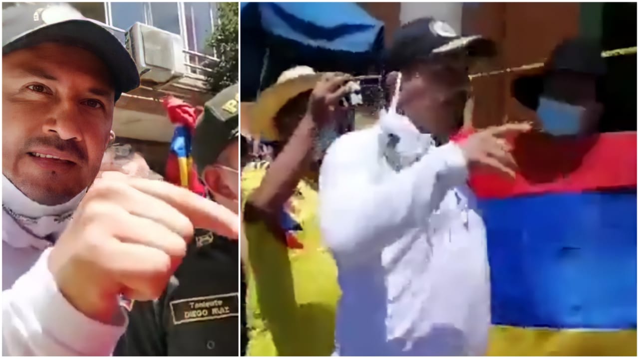 "Protesten, pero no bloqueen las vías": alcalde de El Espinal se enfrentó a los manifestantes