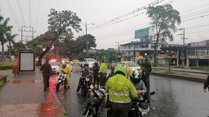Policía trabaja para que se cumplan protocolos