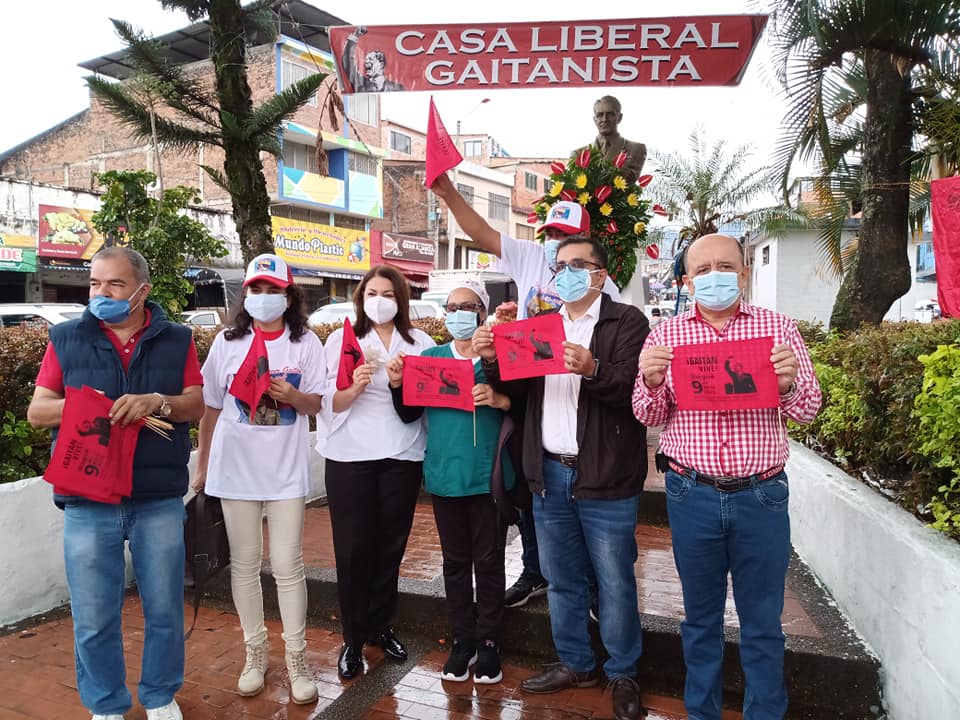 Rechazo a reforma tributaria hicieron manifestantes en homenaje a Gaitán