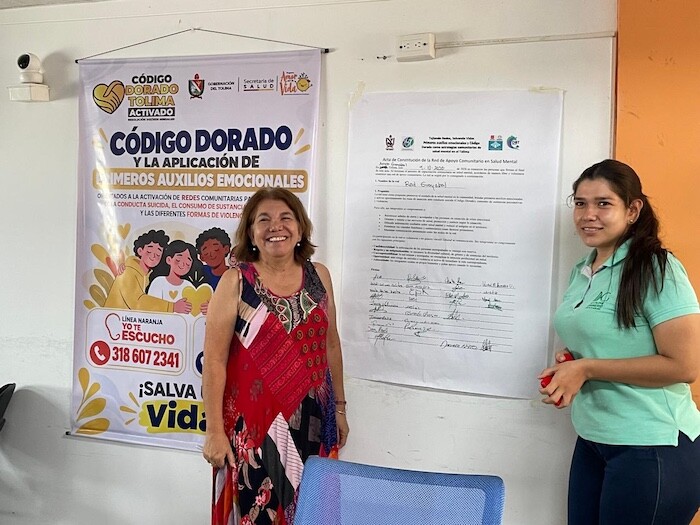 Armero Guayabal se une para cuidar la salud mental