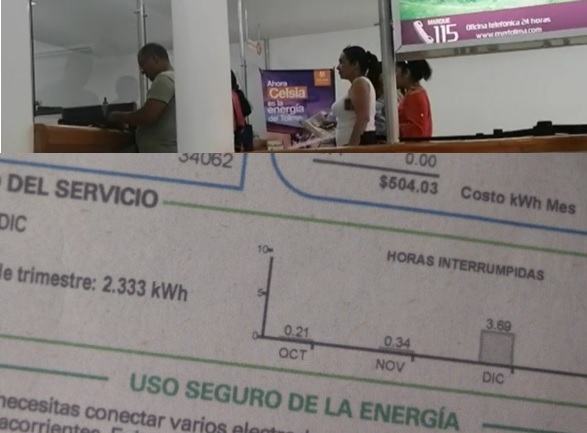 Tolimenses protestan por forma de cobro de Celsia