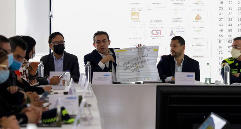 Registraduría definió diseño de tarjetones electorales