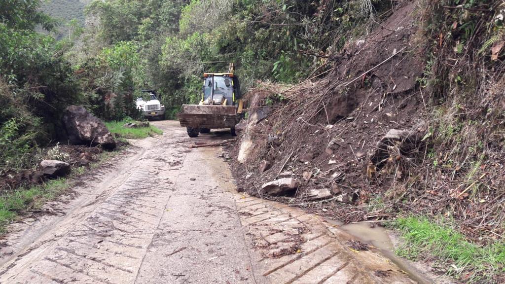 Rehabilitada vía Murillo-El Bosque