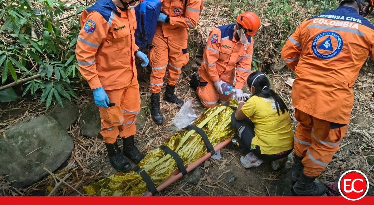 Rescatan a hombre en grave estado cerca del puente La Cartagena, en Ibagué