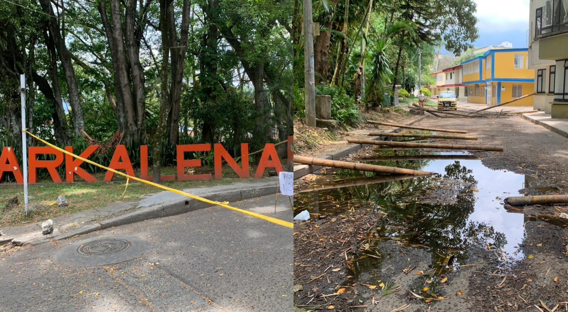 Residentes de Arkalena viven en medio de 'cráteres' y malos olores