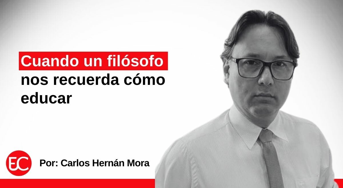 Cuando un filósofo nos recuerda cómo educar