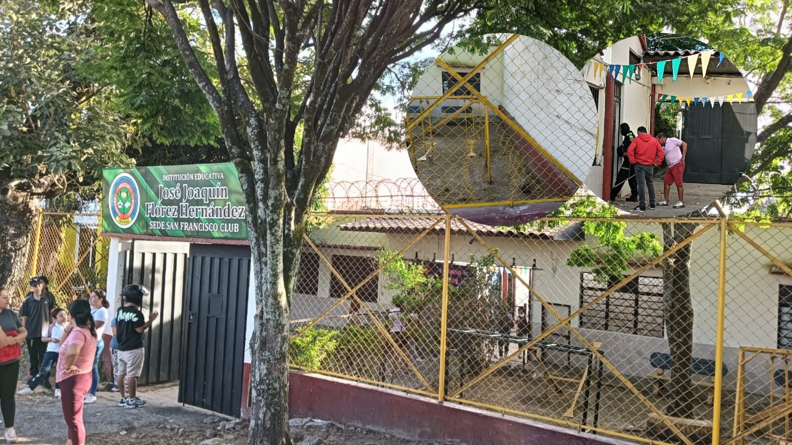 Robos y un muro que amenaza con colapsar: la crítica realidad de una escuela en Ibagué