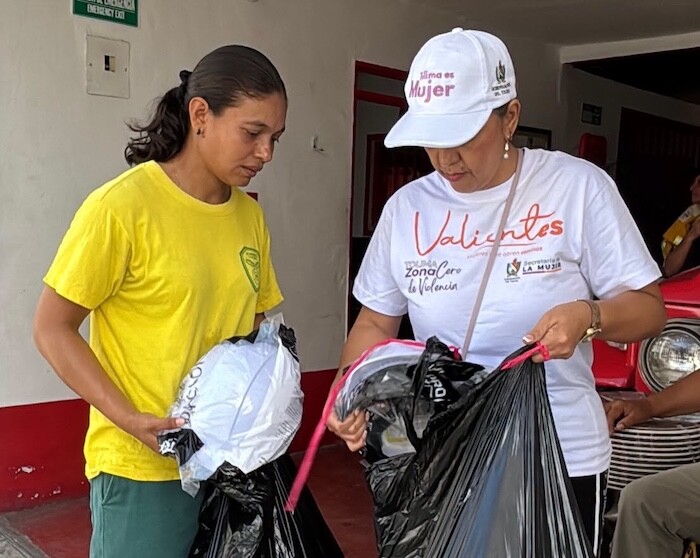 Secretaría de la Mujer acompañó la emergencia en Rovira