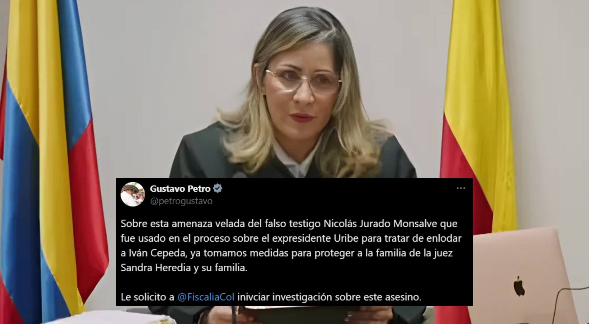 "Sabemos dónde está la familia": así amenazan a la juez Heredia