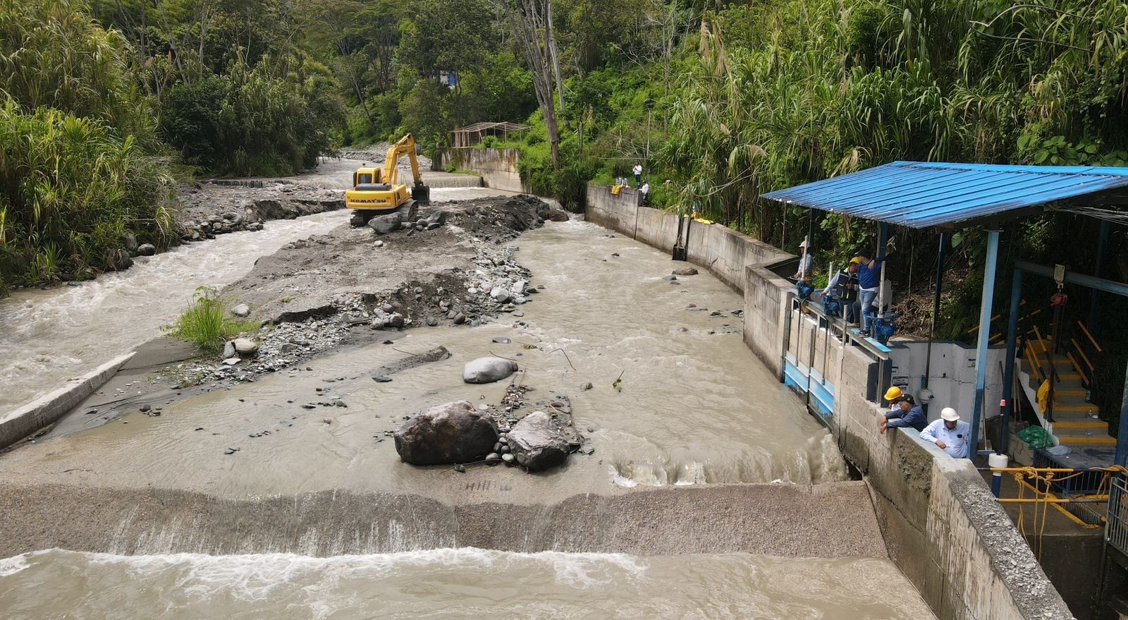 IBAL restablece la captación en el río Combeima