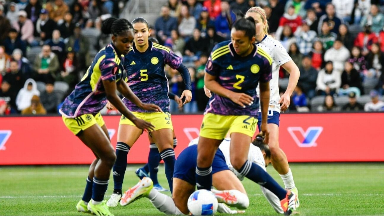 Colombia goleada y eliminada de la Copa Oro Femenina
