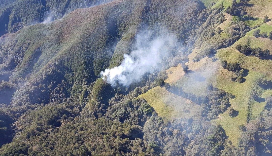Organismos de socorro atienden incendios forestales en el Tolima