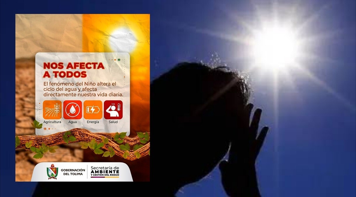 Tolima en alerta por fuerte incremento en la temperatura