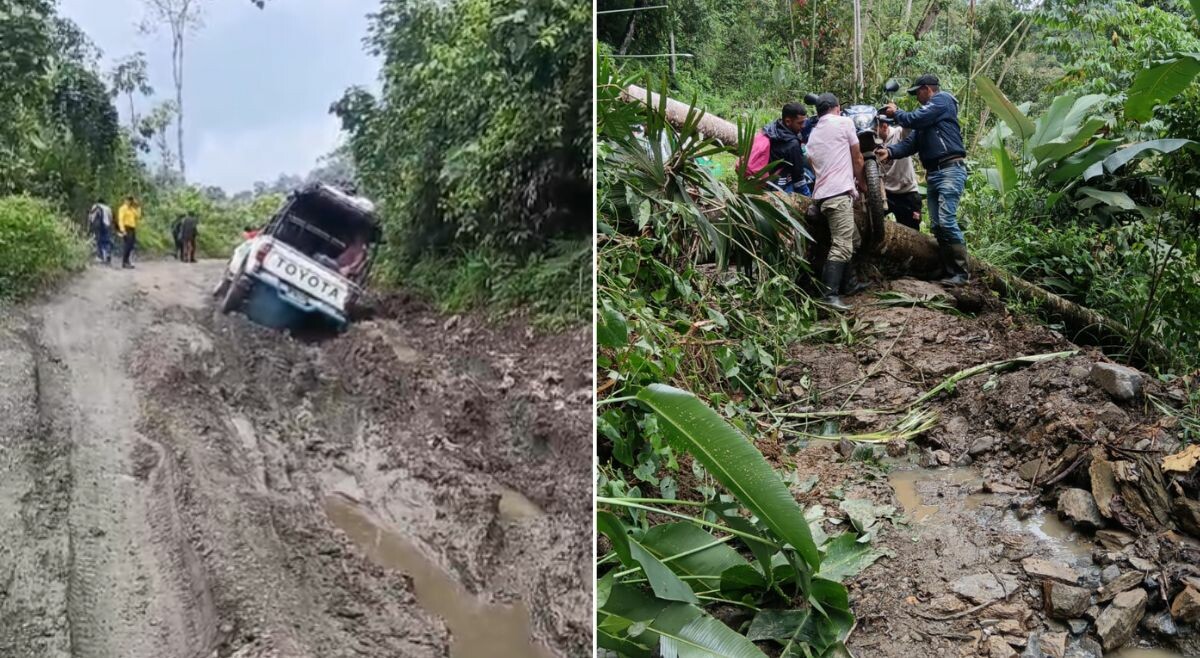 “Son trochas de mulas”: campesinos del Líbano denuncian pésimo estado de las vías rurales
