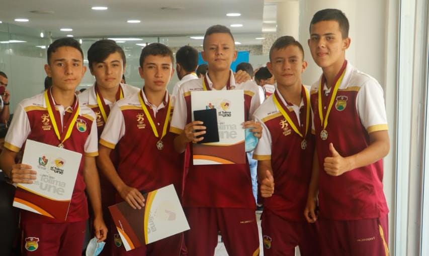 Gobernación del Tolima exalta la selección Sub-13 de fútbol