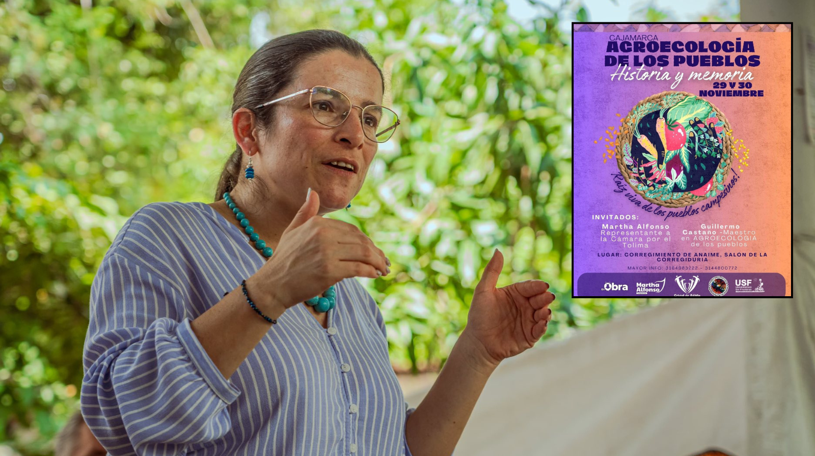 Martha Alfonso impulsa  desde Cajamarca el diálogo nacional sobre soberanía alimentaria