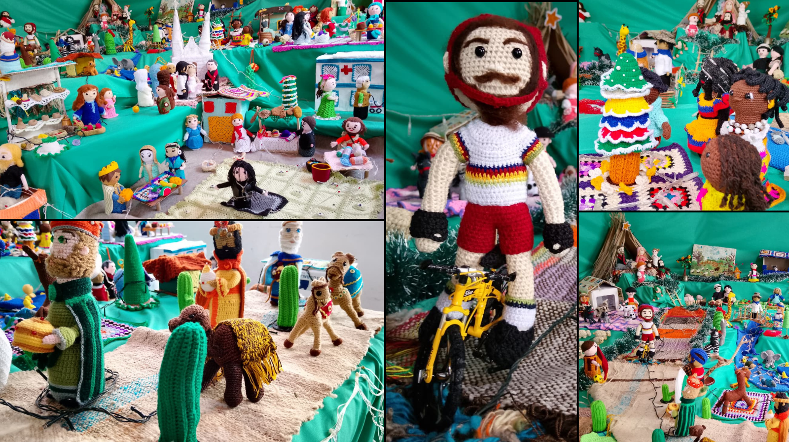 Tejieron el pesebre más grande del país en el norte del Tolima