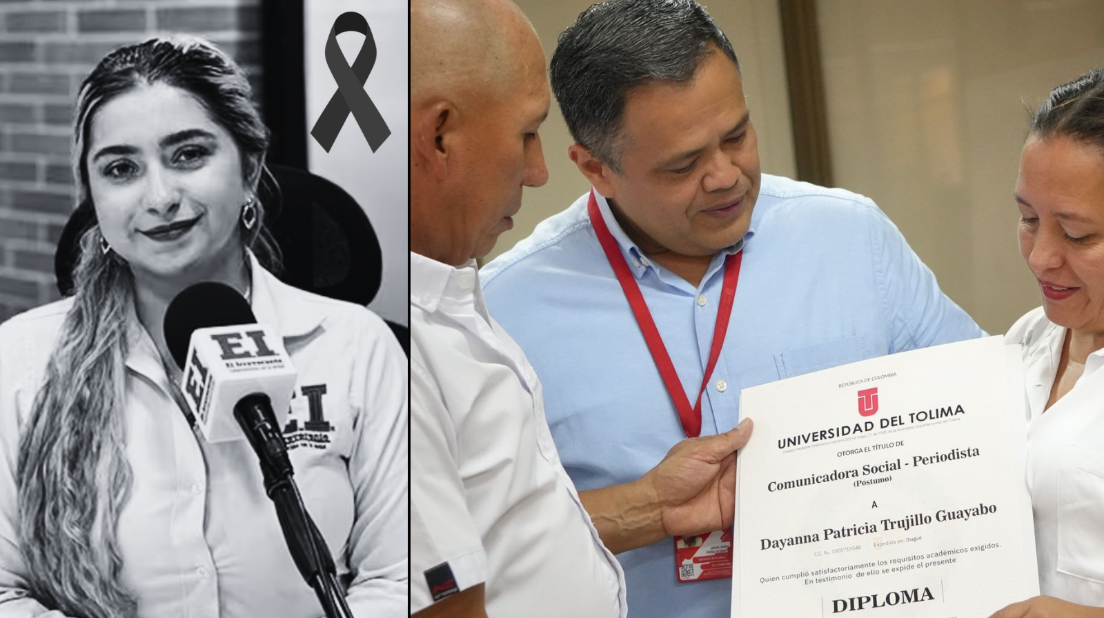 Familia de Dayanna Trujillo recibió su grado póstumo en homenaje de la UT