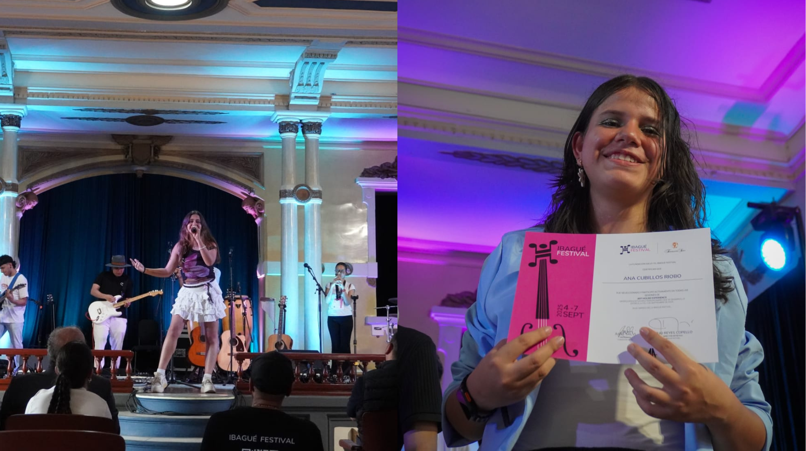 La niña tímida que encontró su voz en la música y se va becada de Coyaima a Miami