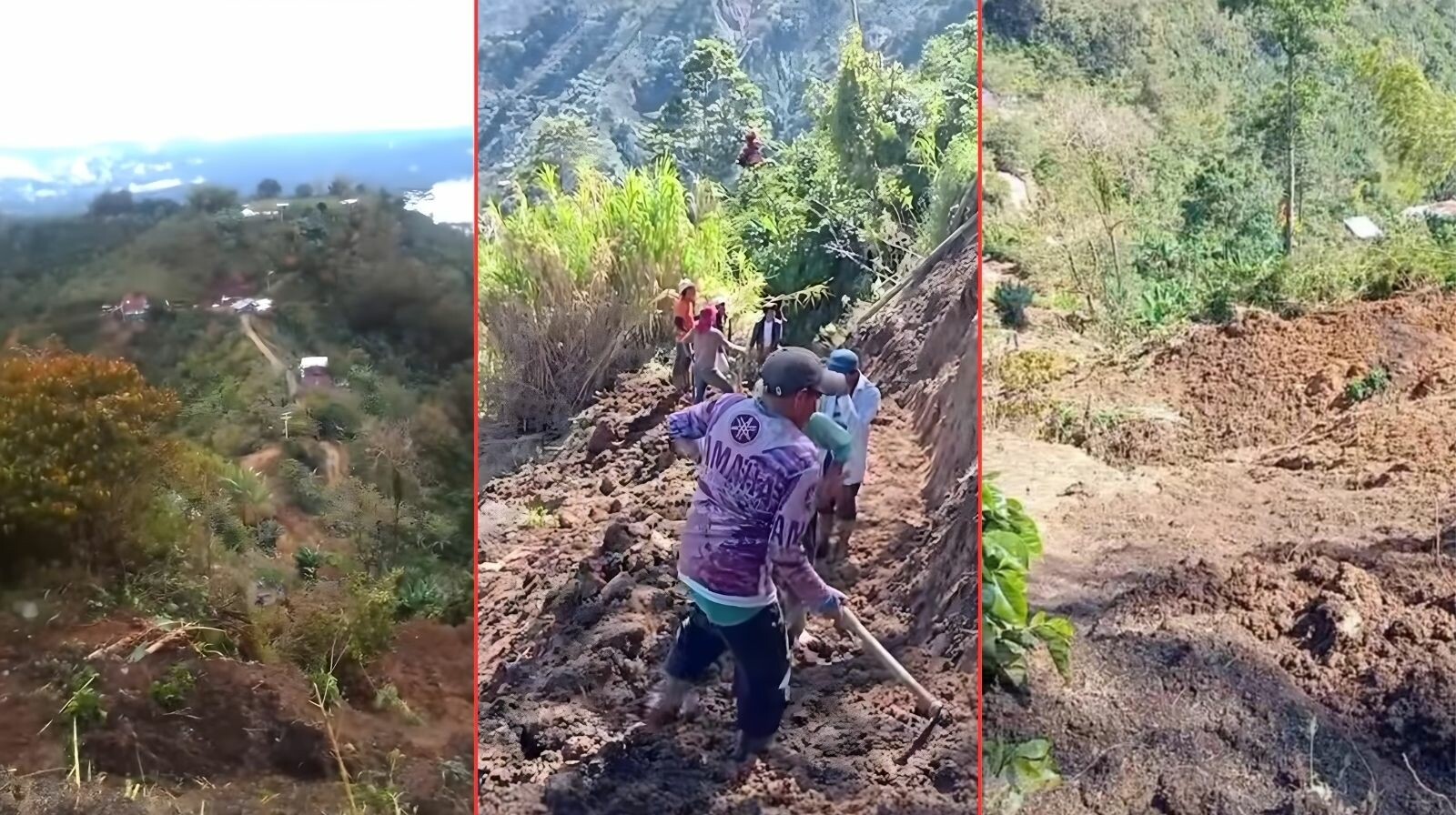 Derrumbe bloquea vías rurales de Ortega y Alcaldía aún no actúa
