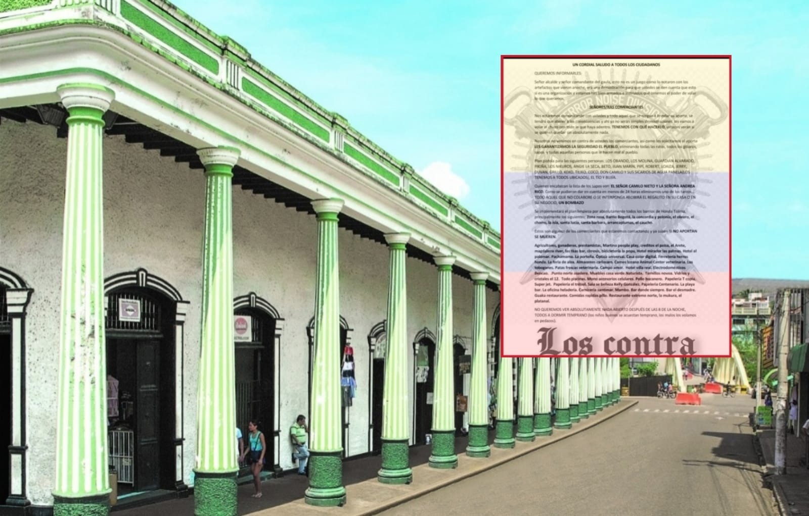 Temor en Honda por aumento de violencia y circulación de panfletos de extorsión