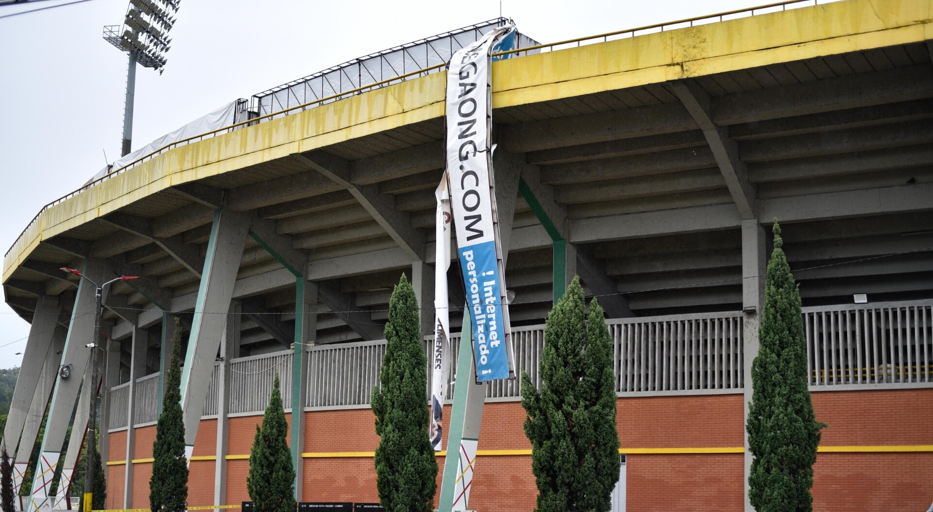 Tormenta eléctrica causó estragos en el estadio Murillo Toro de Ibagué