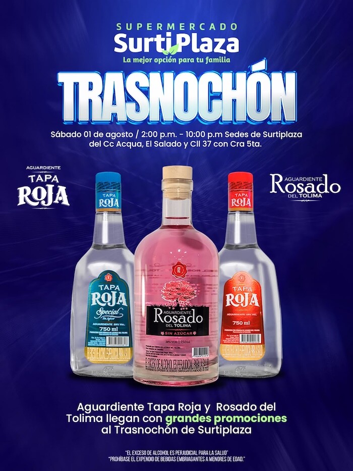 Tapa Roja llega con grandes promociones al Trasnochón de Surtiplaza