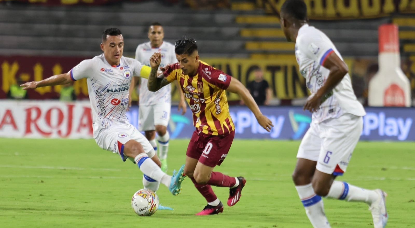 Tres goles del Deportes Tolima y una nueva victoria en el Murillo Toro