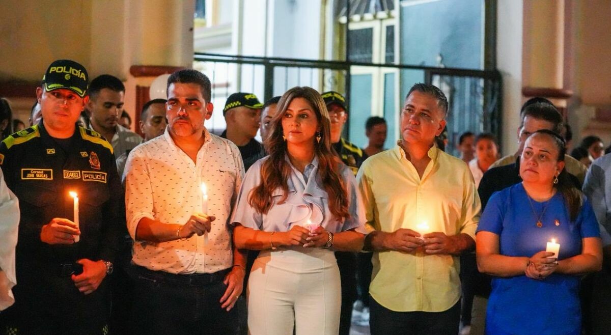 Velatón en El Espinal por la bebé Mía Kathaleya: exigen justicia