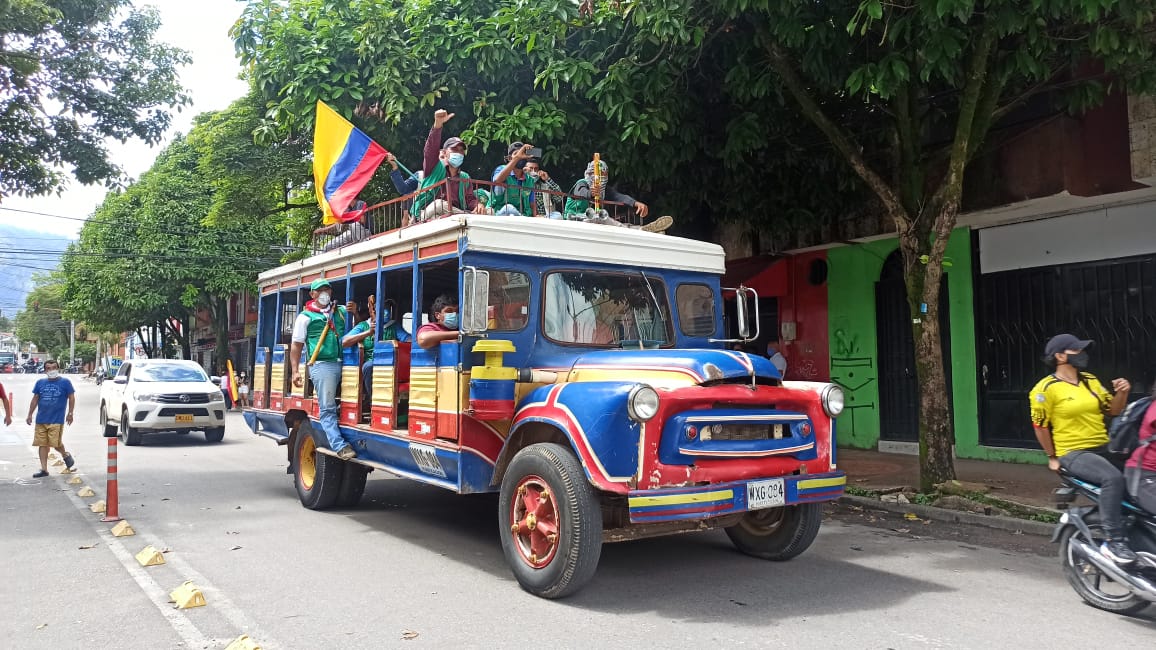 "Venimos a respaldar el paro": la minga indígena
