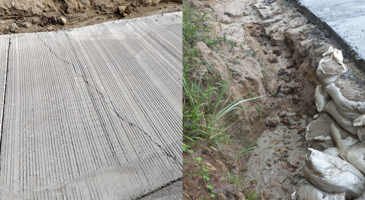 Vía Ambalá-Calambeo ya presenta grietas: VAPI alerta fallas en construcción