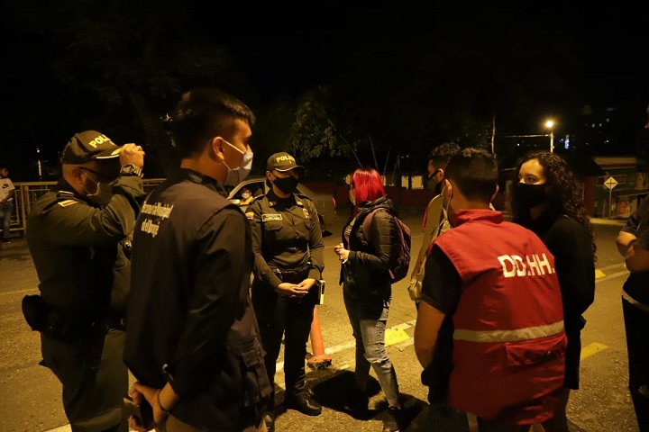 Una minoría, los causantes de disturbios ayer en Ibagué