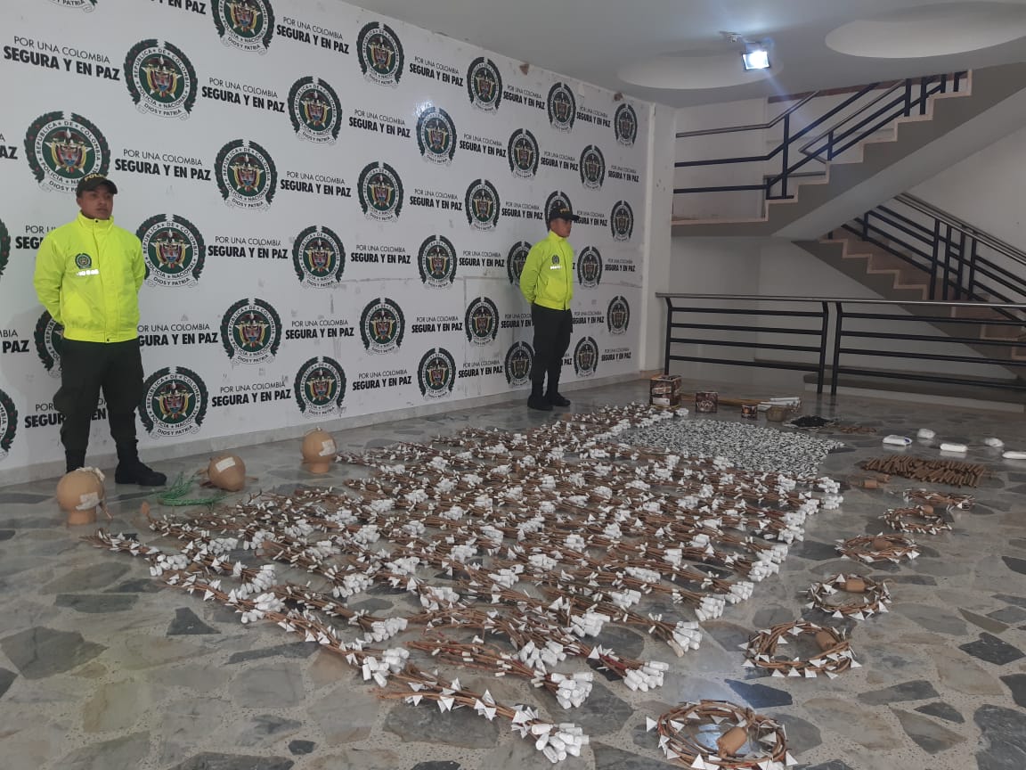 Continúa incautación de pólvora en Ibagué