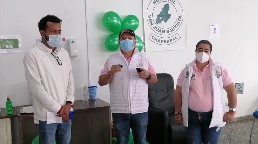 En Chaparral vacunan a 210 personas