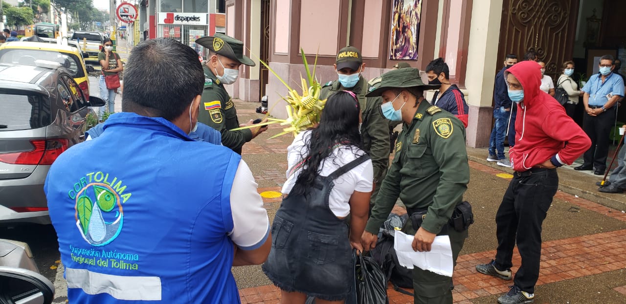 Incautaron palma real y murrapo en iglesias de Ibagué