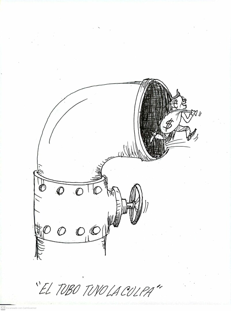 El tubo tuvo la culpa