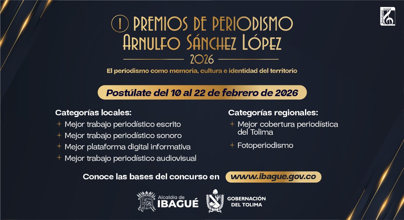 Abren convocatoria para los Premios Periodísticos Arnulfo Sánchez López