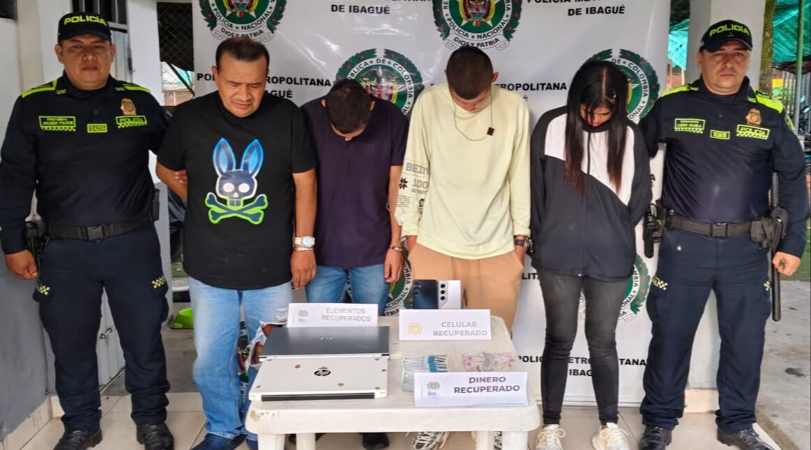 Desarticulan banda de "apartamenteros" que viajó desde Villavicencio a delinquir en Ibagué