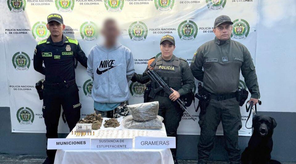 Cae alias "El Viejo" con cargamento de droga y munición en Rovira