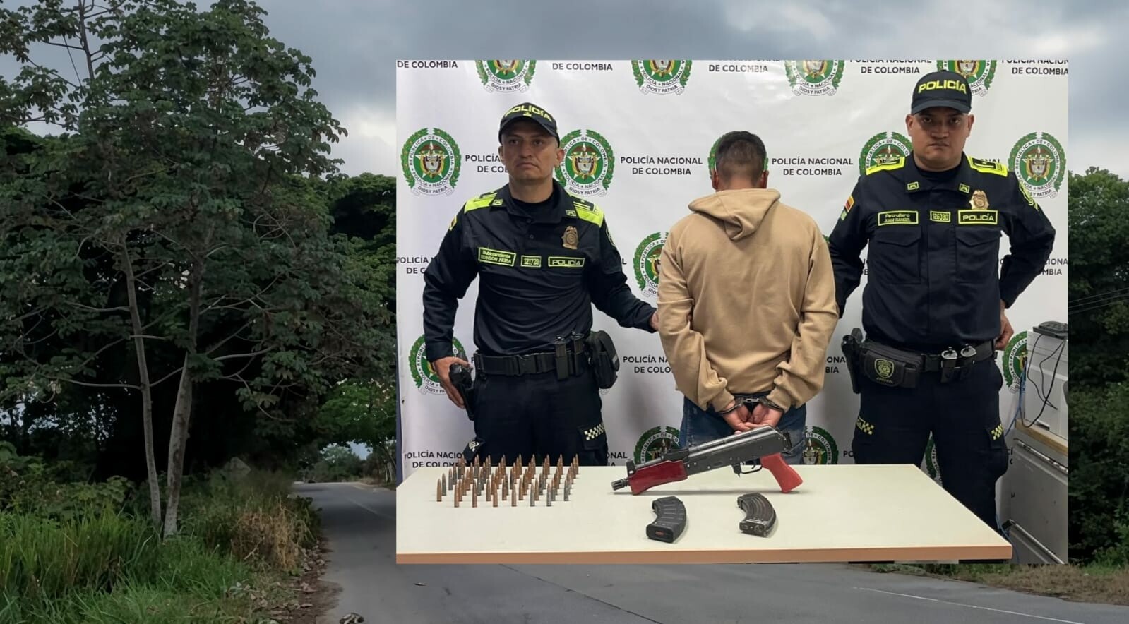 Capturado en Ibagué presunto integrante del Clan del Golfo con fusil de guerra