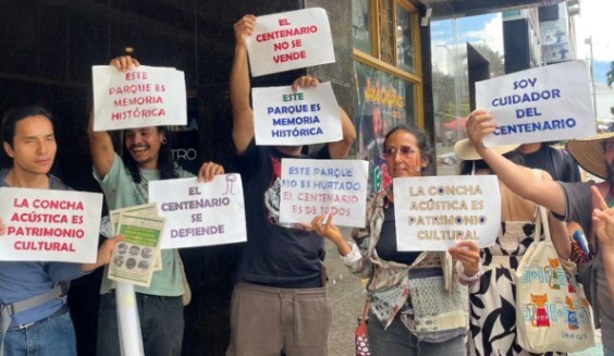 La protesta del sector cultural por lo que acontece con el Parque Centenario