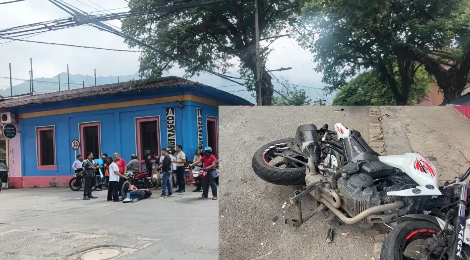 Fuerte choque en el barrio La Pola deja dos heridos