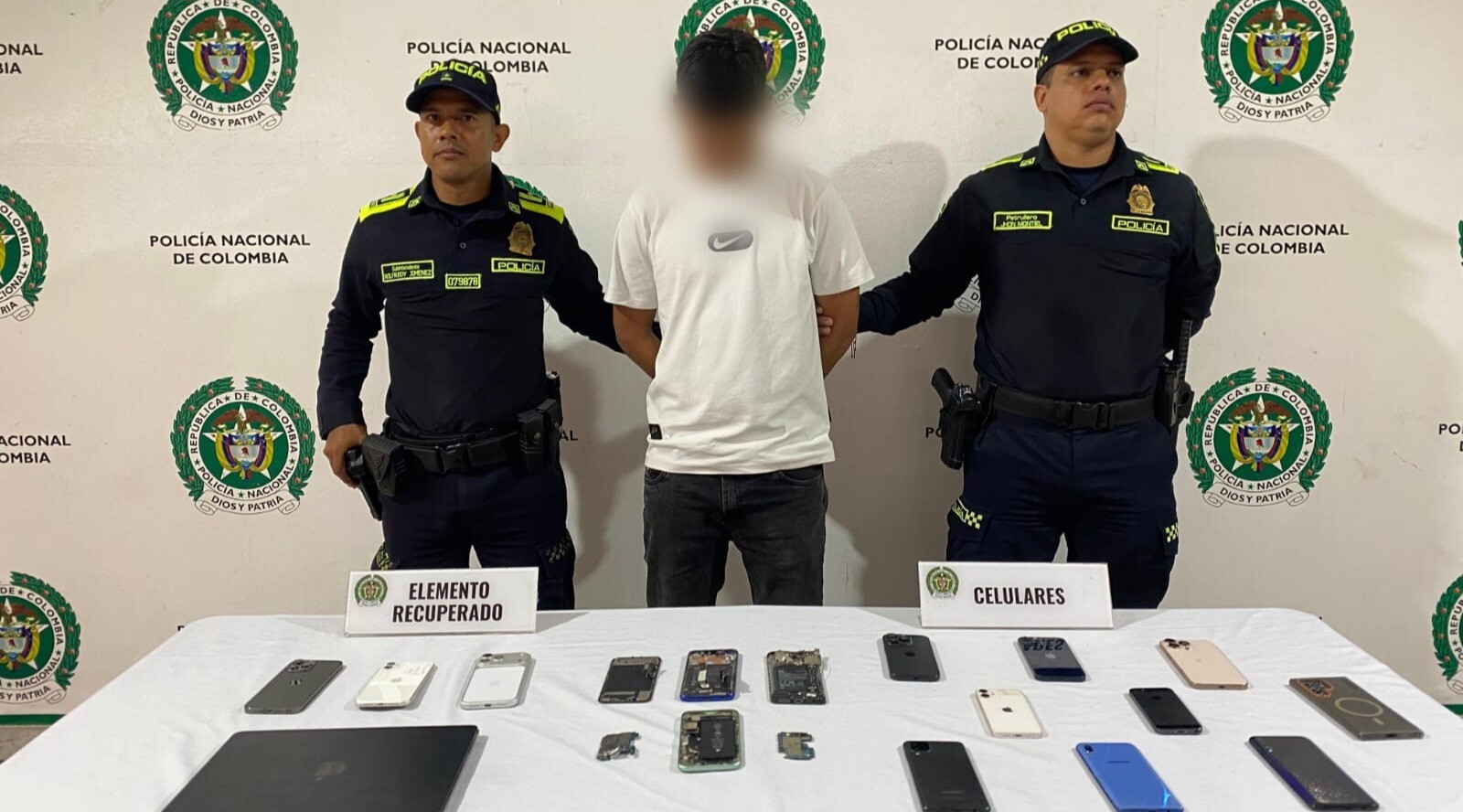 Golpe al hurto de celulares en Ibagué