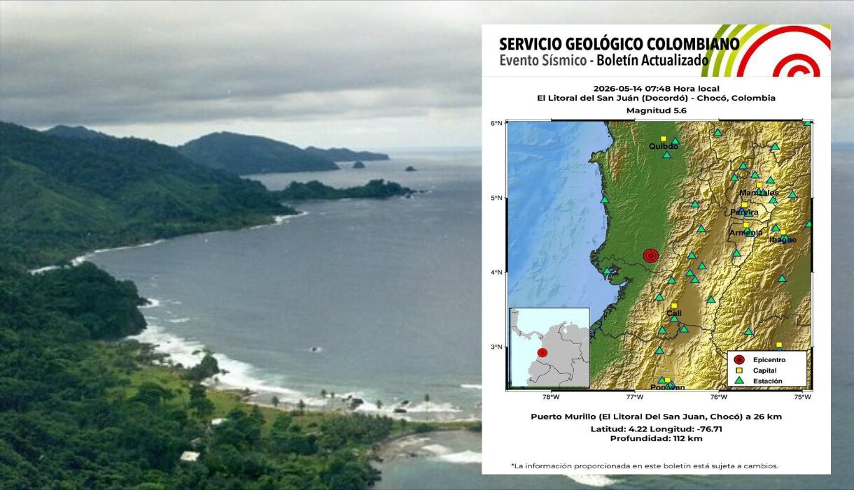 Se reporta normalidad en el Tolima tras fuerte sismo de esta mañana