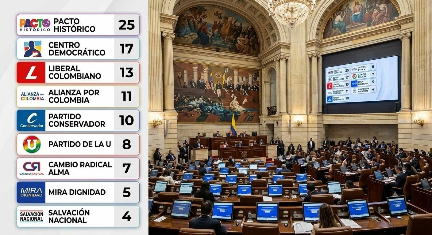Pacto Histórico se consolida como la mayor fuerza en el nuevo Senado