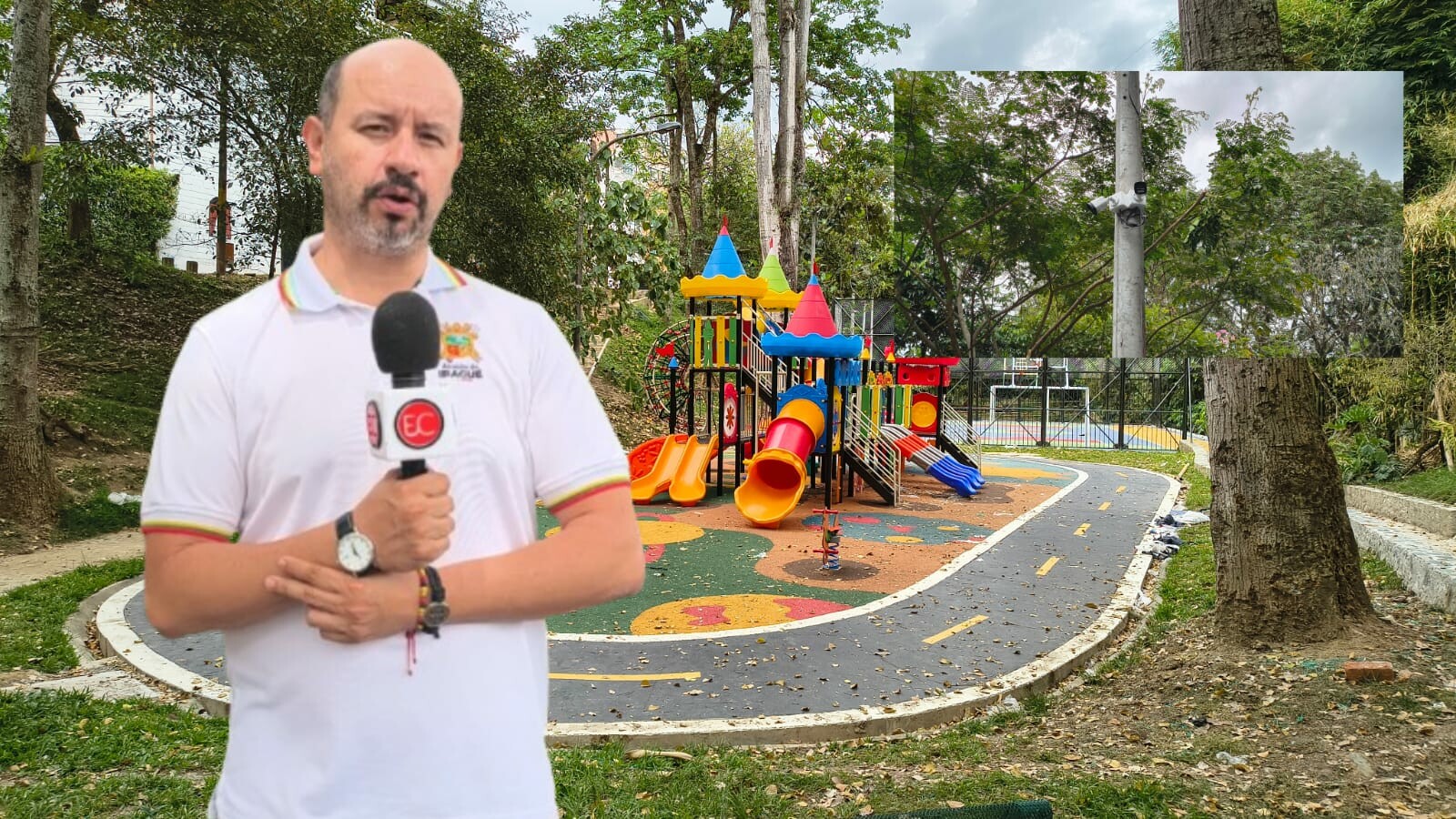 Se refuerzan las medidas de seguridad y vigilancia en el Parque Centenario de Ibagué