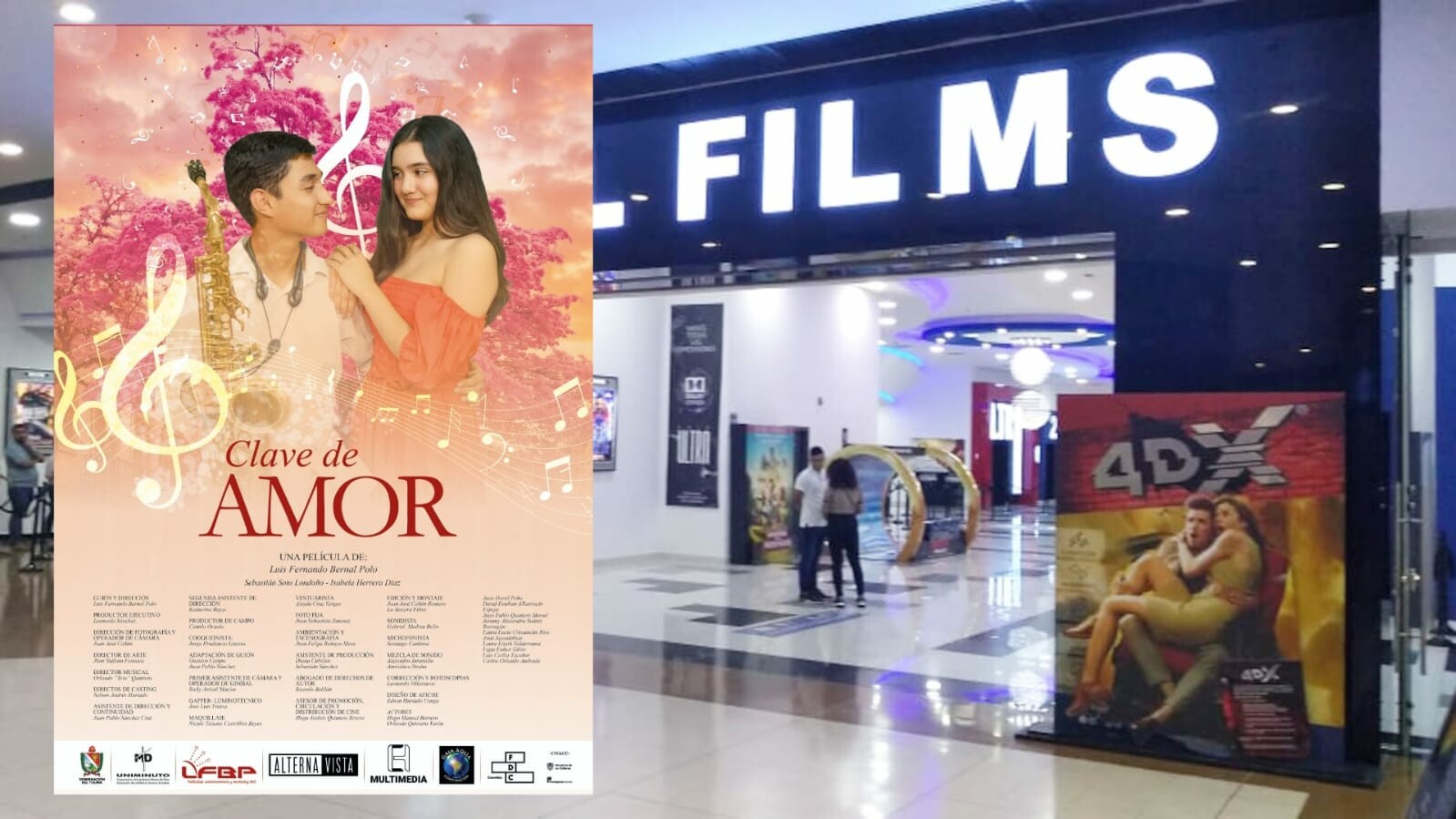 "Clave de amor": la nueva película tolimense que llega a la cartelera nacional